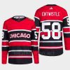 men blackhawks mackenzie entwistle 2022 authentic primegreen reverse retro 2.0 red jersey