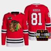 men blackhawks marian hossa 2022 primegreen milwaukee home away from home red jersey