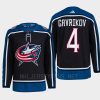 men blue jackets vladislav gavrikov 2022 authentic primegreen reverse retro 2.0 navy jersey