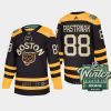 men bruins david pastrnak authentic 2023 winter classic black jersey