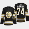 men bruins jake debrusk 2023 24 primegreen 100th anniversary authentic player black jersey