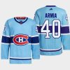 men canadiens joel armia 2022 authentic primegreen reverse retro 2.0 blue jersey