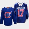 men canadiens josh anderson special edition radioteledon 2022 royal jersey