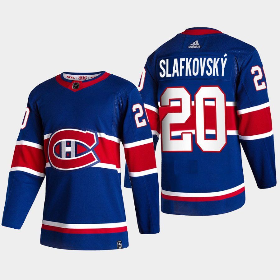 men canadiens juraj slafkovsky men 2022 nhl draft reverse retro navy jersey