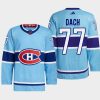 men canadiens kirby dach 2022 authentic primegreen reverse retro 2.0 blue jersey