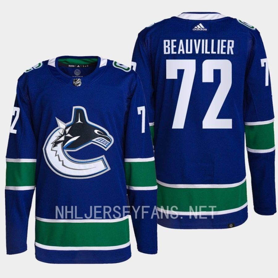 men canucks anthony beauvillier home authentic primegreen blue jersey