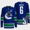 men canucks brock boeser home kevin bieska patch blue jersey