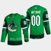 men canucks custom 2023 st. patricks day primegreen authentic jersey green