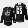 men canucks ilya mikheyev heritage warm up black history month 2023 black jersey