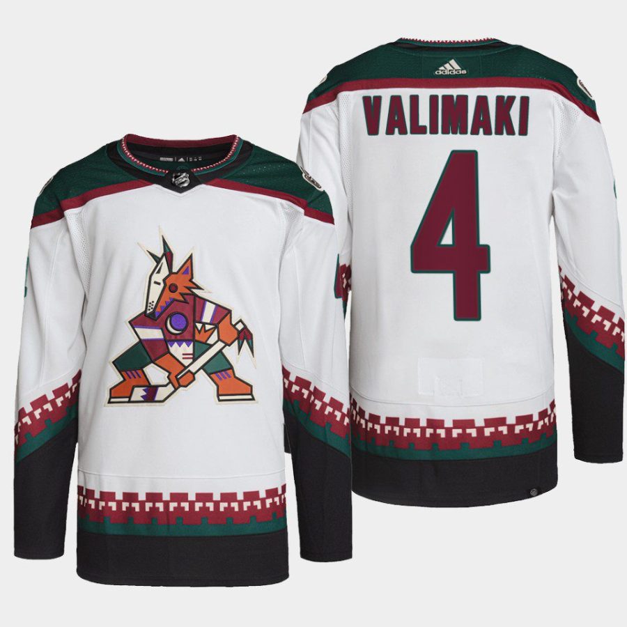 men coyotes juuso valimaki away authentic white jersey