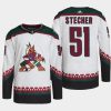 men coyotes troy stecher 2022 away primegreen authentic white jersey