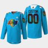 men custom kings blue pride night warm up jersey