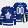 men custom maple leafs royal 2022 stanley cup playoffs authentic pro jersey