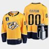 men custom predators gold 2022 stanley cup playoffs home jersey