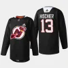 men devils nico hischier specialty 2024 black history celebration black jersey