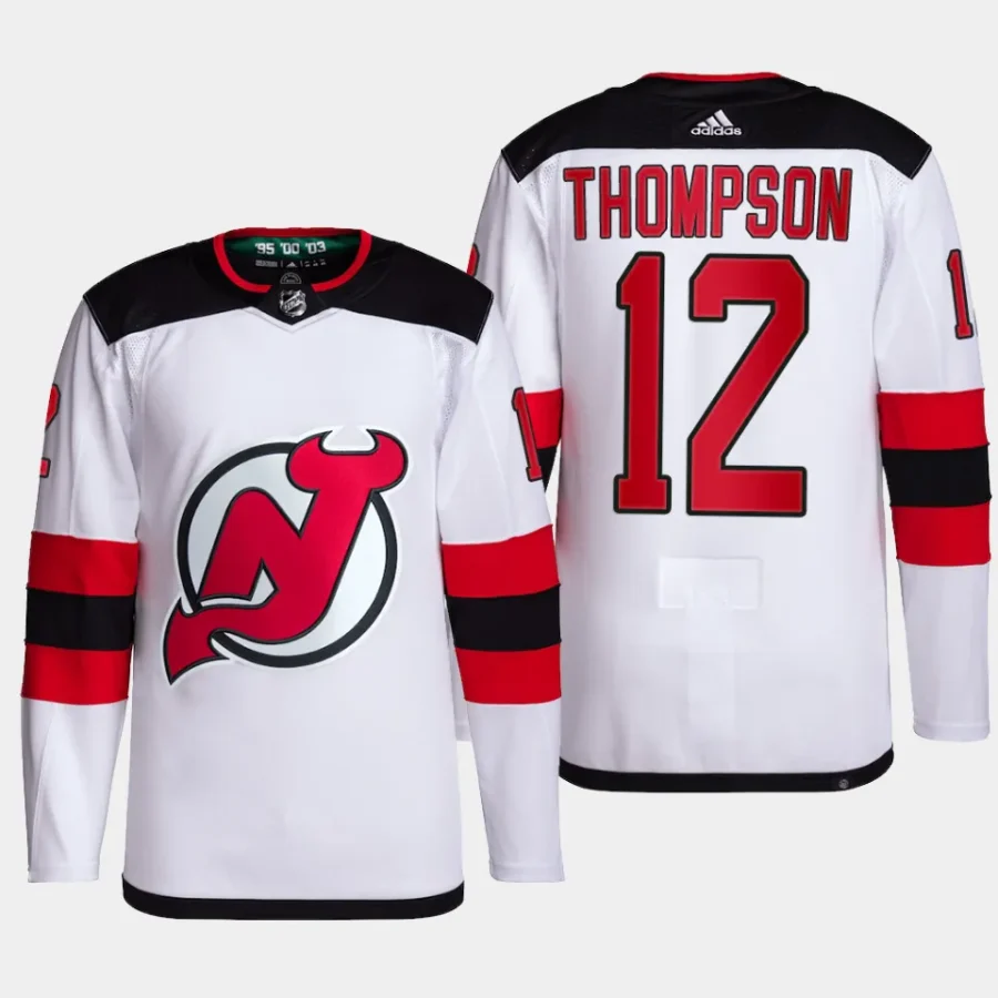 men devils tyce thompson primegreen away authentic pro white jersey