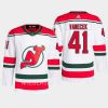 men devils vitek vanecek 2022 23 primegreen heritage authentic pro white jersey