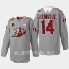 men ducks adam henrique warmup 2023 angels night gray jersey