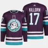 men ducks alex killorn 2023 24 primegreen 30th anniversary authentic pro purple jersey