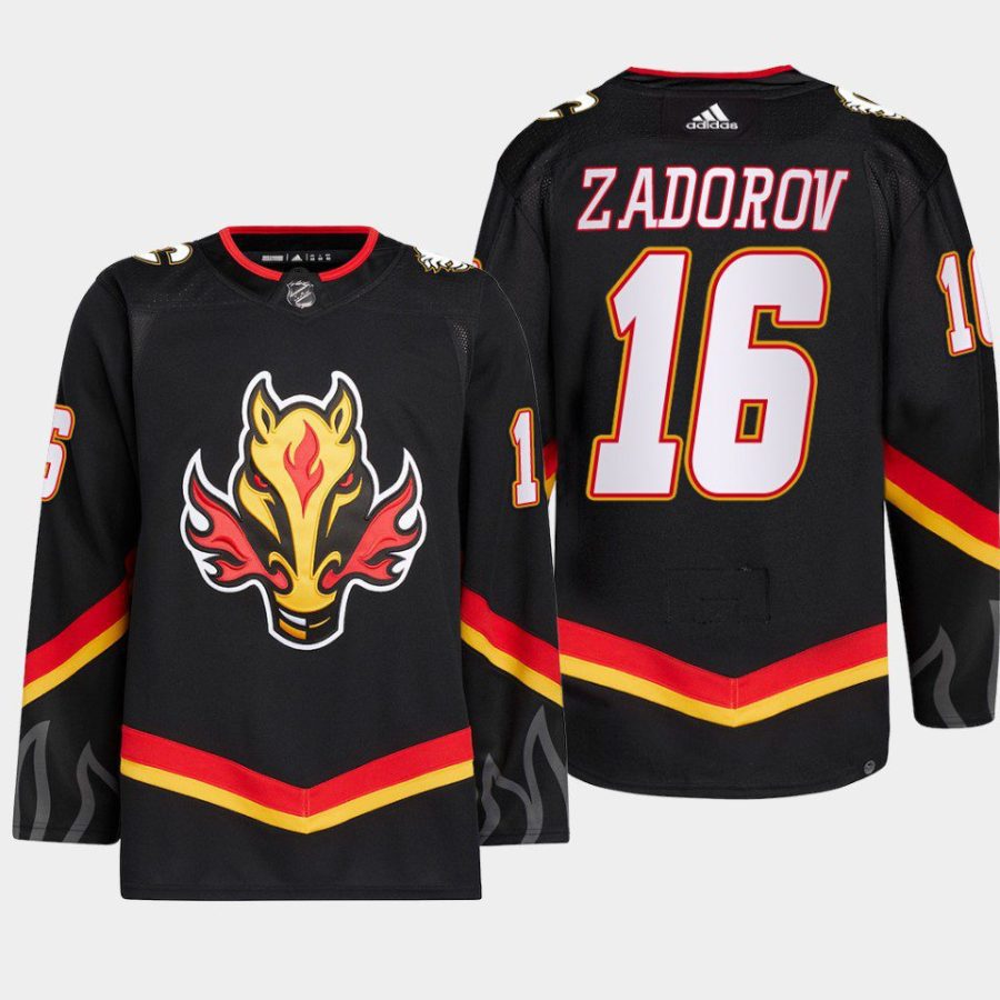 men flames nikita zadorov 2022 23 primegreen blasty alternate black jersey