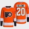 men flyers kieffer bellows authentic pro home orange jersey