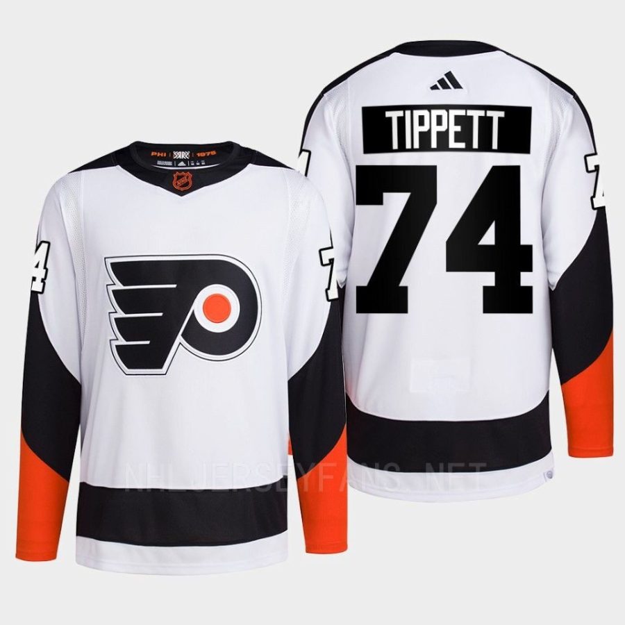 men flyers owen tippett 2022 authentic primegreen reverse retro 2.0 white jersey