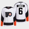 men flyers travis sanheim 2022 authentic primegreen reverse retro 2.0 white jersey