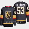 men golden knights teddy blueger 2022 23 alternate authentic primegreen black jersey