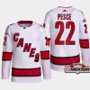 men hurricanes brett pesce 2022 23 25th anniversary authentic away white jersey