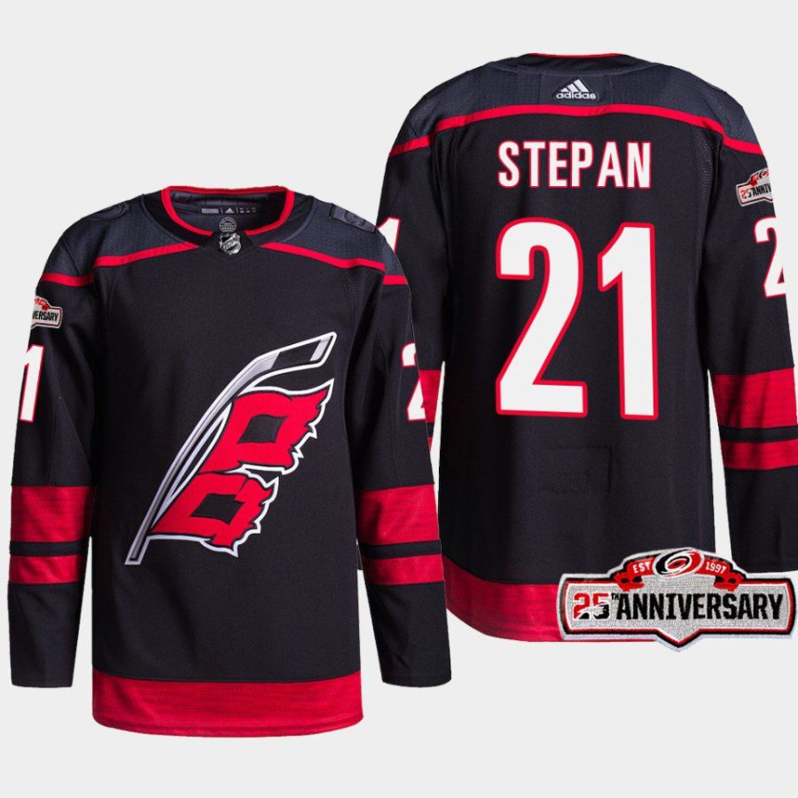 men hurricanes derek stepan alternate authentic black jersey