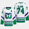 men hurricanes jaccob slavin primegreen whalers white jersey