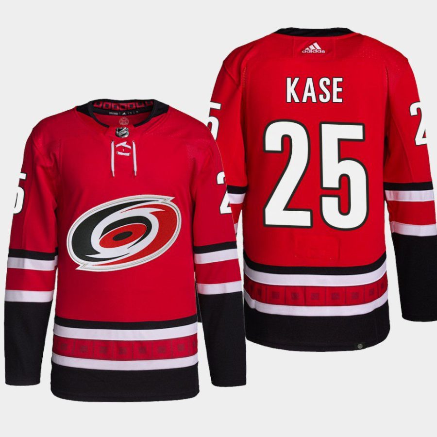 men hurricanes ondrej kase 2022 home primegreen authentic red jersey