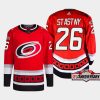 men hurricanes paul stastny 2022 23 25th anniversary third red jersey