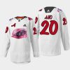 men hurricanes sebastian aho warmup 2023 kids day white jersey