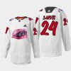 men hurricanes seth jarvis warmup 2023 kids day white jersey