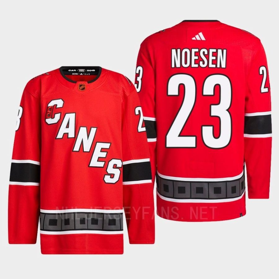 men hurricanes stefan noesen 2022 authentic primegreen reverse retro 2.0 red jersey