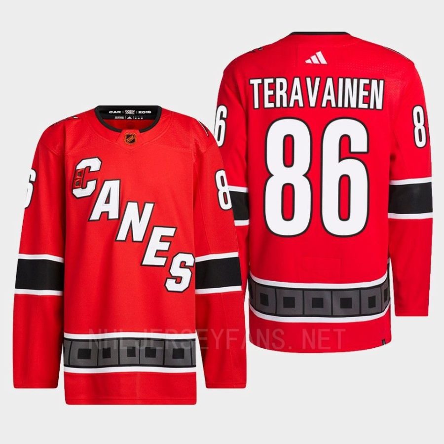 men hurricanes teuvo teravainen 2022 authentic primegreen reverse retro 2.0 red jersey