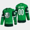 men islanders custom 2023 st. patricks day primegreen authentic jersey green