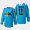 men kings anze kopitar 2022 warm up pride night blue jersey