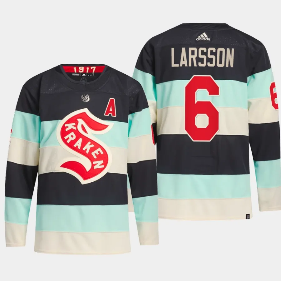 men kraken adam larsson primegreen 2024 nhl winter classic authentic player blue jersey