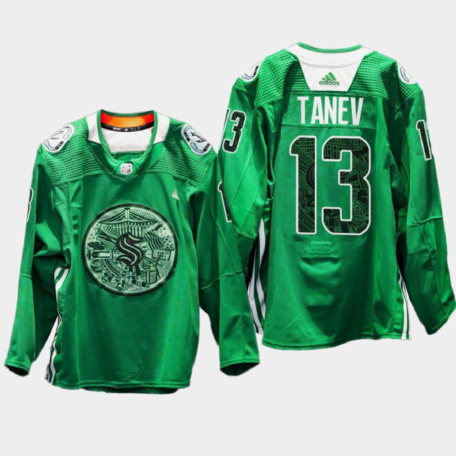 men kraken brandon tanev eco conscious green night 2022 green jersey