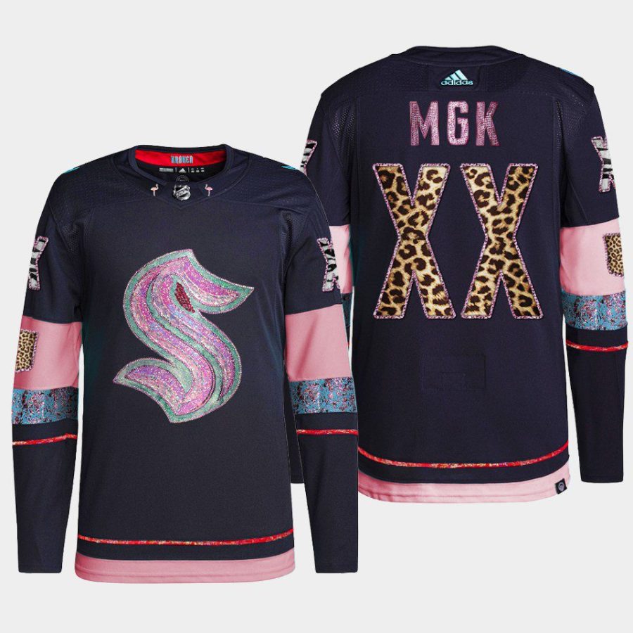 men kraken machine gun kelly diamond limited mgk xx navy jersey