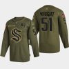 men kraken shane wright 2022 nhl draft veterans day camo jersey