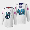 men kraken victor rask 2022 warmup pride night white jersey