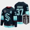 men kraken yanni gourde home 2023 stanley cup playoffs blue jersey