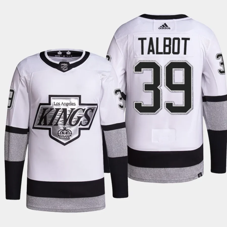 men la kings cam talbot primegreen alternate authentic pro white jersey