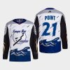 men lightning brayden point 2022 authentic primegreen reverse retro 2.0 white jersey