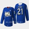 men lightning brayden point practice primary logo blue jersey