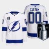 men lightning custom authentic 2022 eastern conference champs white jersey