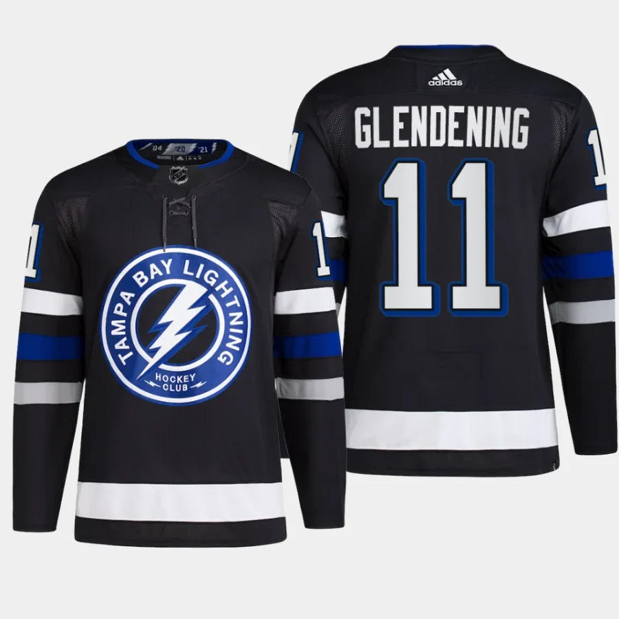 men lightning luke glendening 2023 24 primegreen authentic alternate black jersey